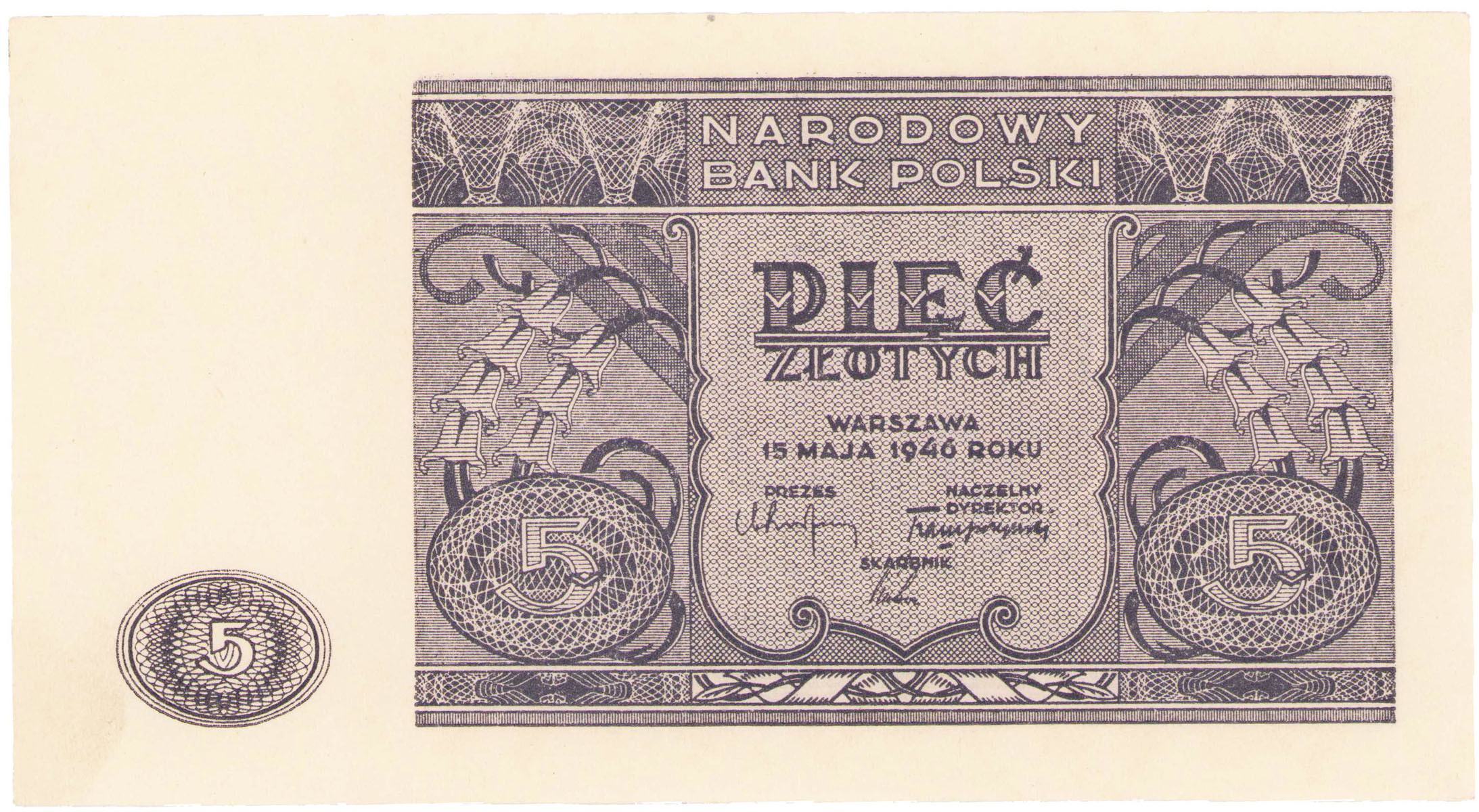 5 złotych 1946